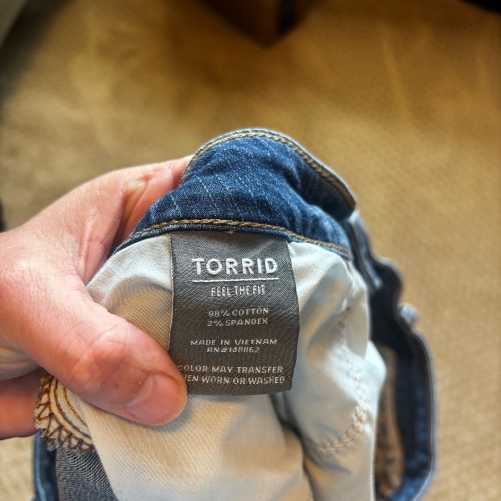 Torrid Denim Shorts size 20 - Picture 8 of 9
